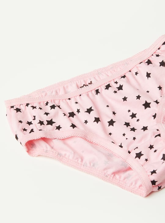 Girls Star Printed Panty
