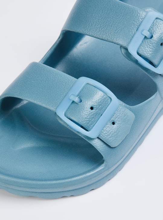 Men Buckle Upper Sliders
