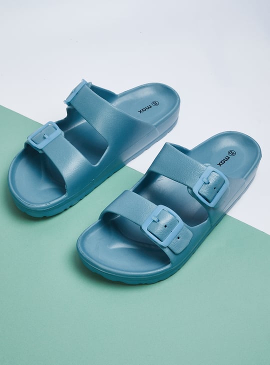 Men Buckle Upper Sliders