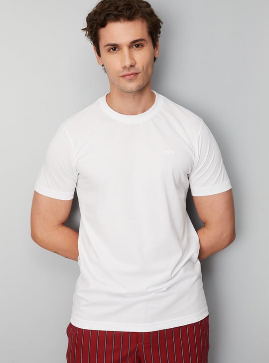 Buy Men Solid T-shirt Pack of Online at just