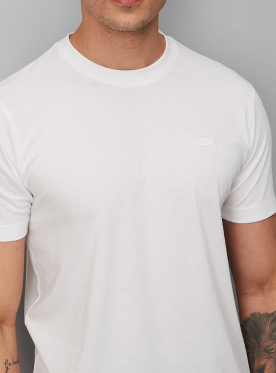 Men Solid T-shirt - Pack of 2