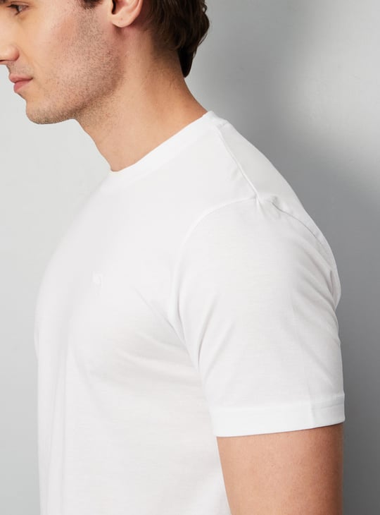 Men Solid T-shirt - Pack of 2