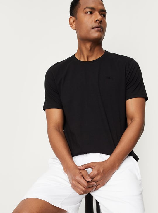 Men Solid T-shirt - Pack of 2