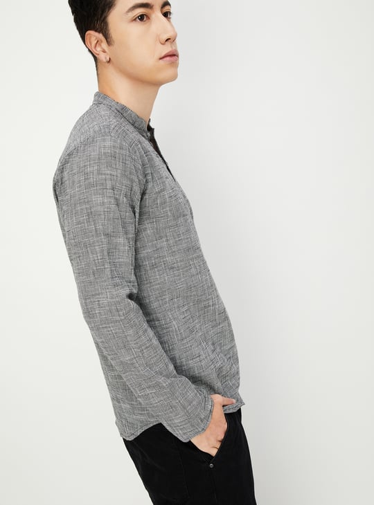 Men Woven Short Kurta