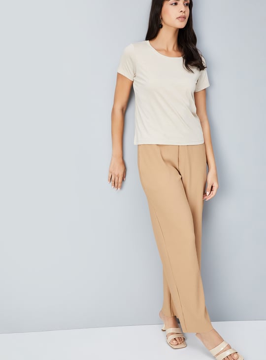 Women Solid T-shirt