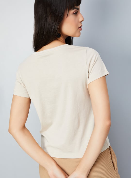 Women Solid T-shirt