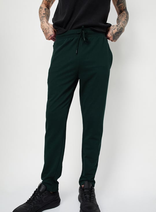 Men Solid Athleisure Track Pants