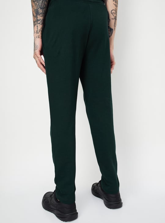 Men Solid Athleisure Track Pants