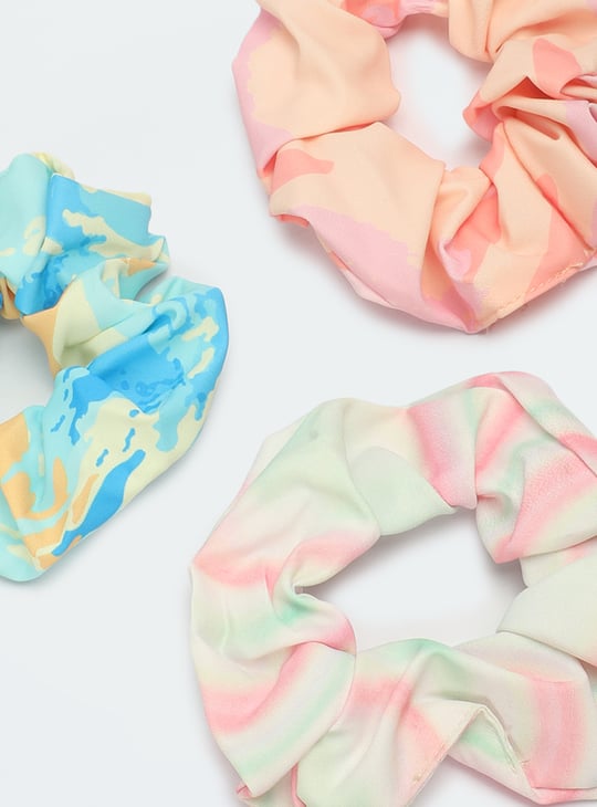 Women Assorted Scrunchies - Pack of 3