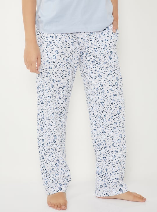 Women Floral Print PJ Set