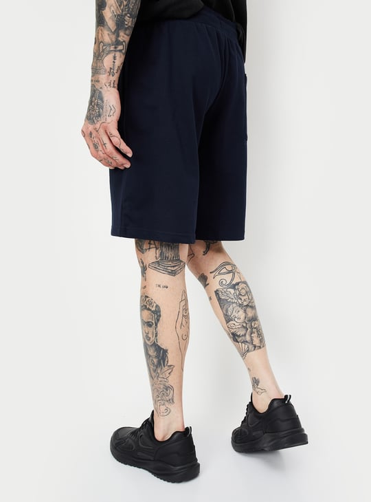 Men Solid Athleisure Shorts