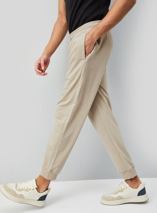 Men Solid Athleisure Joggers