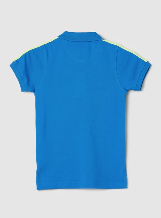 Boys Solid Polo T-shirt