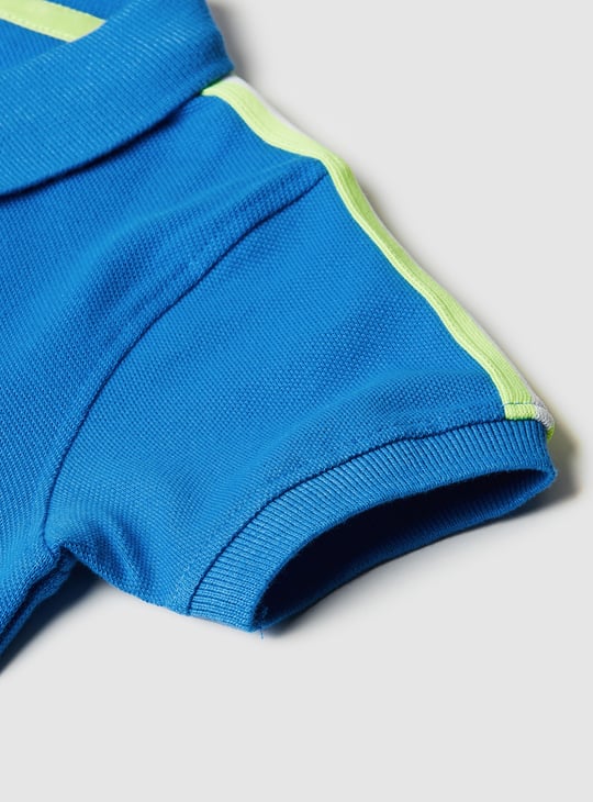 Boys Solid Polo T-shirt