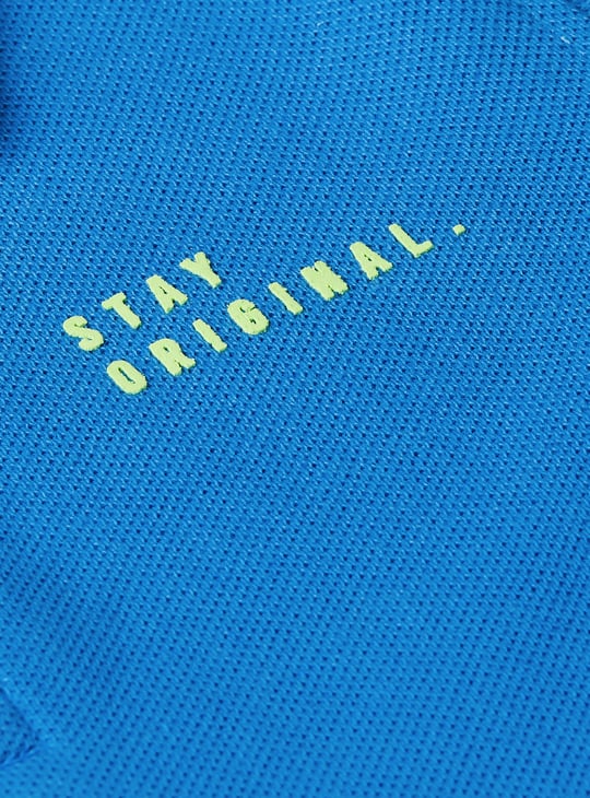 Boys Solid Polo T-shirt