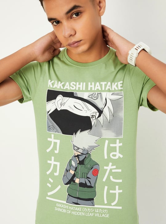 Boys Naruto Printed T-shirt