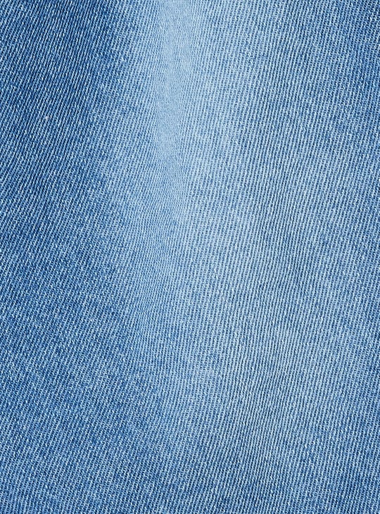 Girls Paperbag Denim Shorts