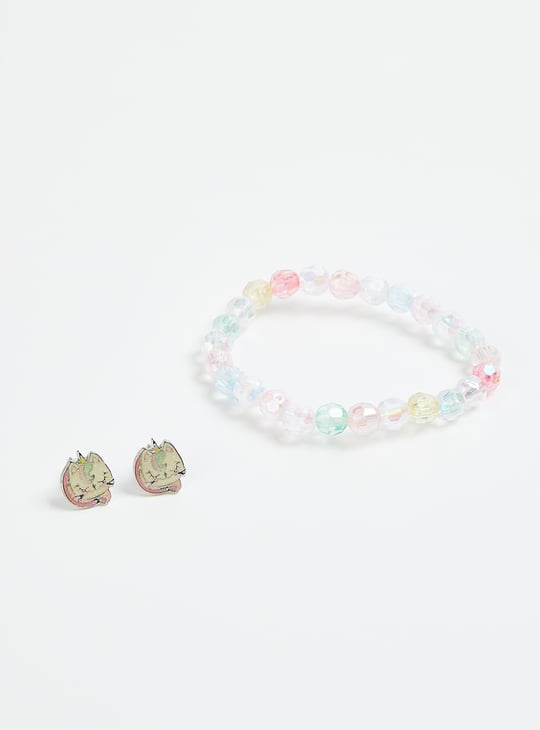 Girls Cat Shape Necklace Set