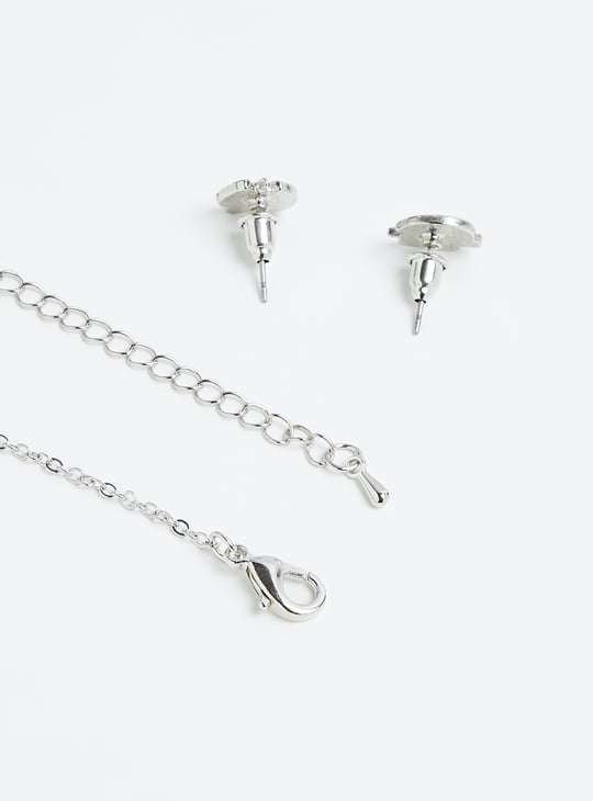 Girls Cat Shape Necklace Set