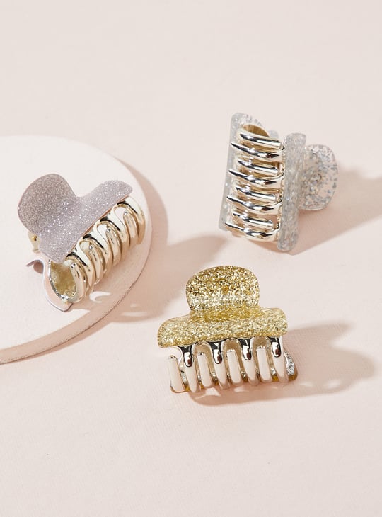 Women Glitter Clutchers - Pack of 3