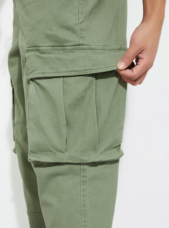 URB_N Men Relaxed Fit Cargo Joggers