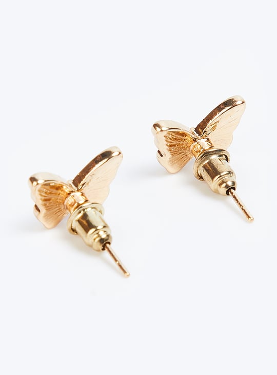 Girls Butterfly Necklace Set with Ring