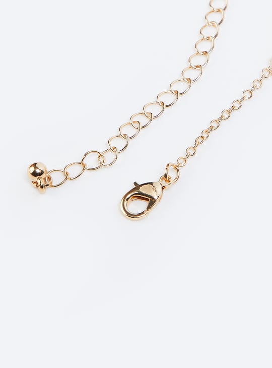 Girls Butterfly Necklace Set with Ring