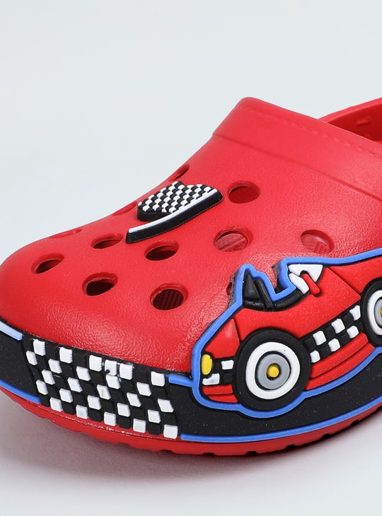 Boys Charm-Detailed Clogs