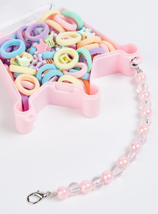 Girls Assorted Hair Accessories with Crown Box