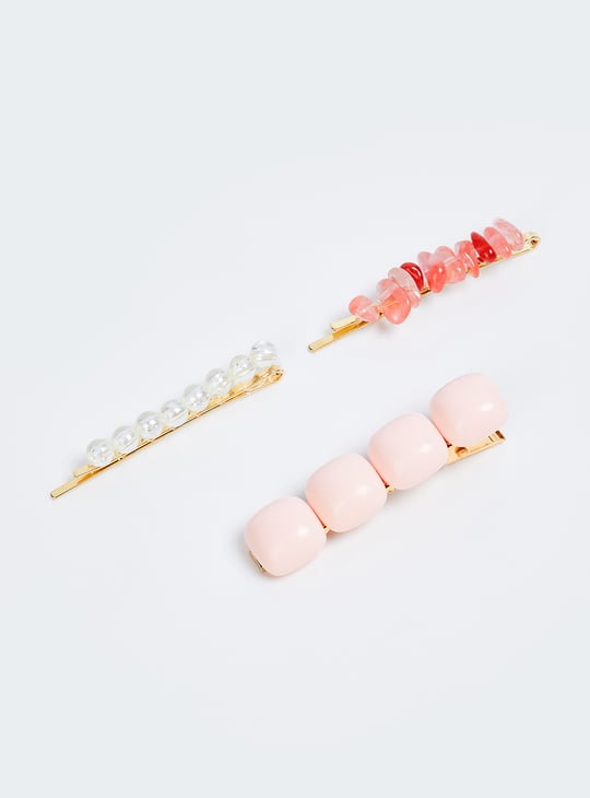 Women Embellished Hair Clips