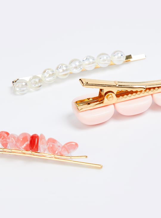 Women Embellished Hair Clips