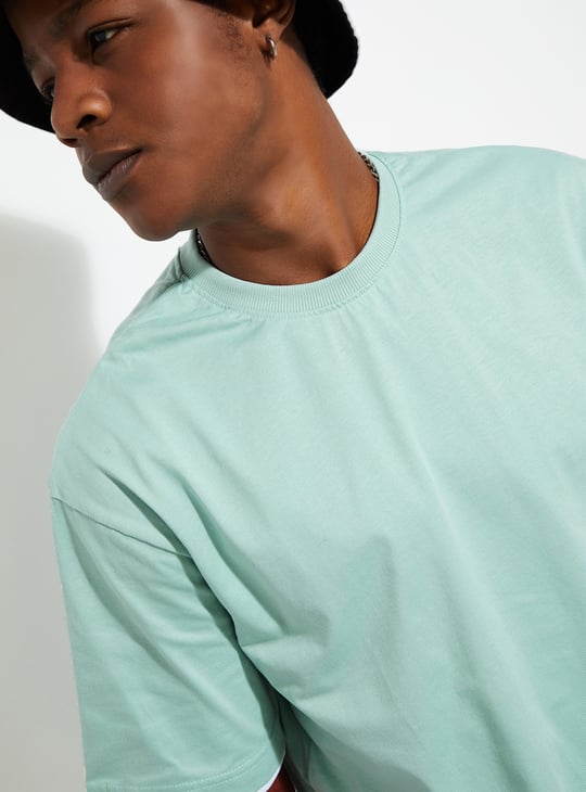 URB_N Men Solid Oversized T-shirt