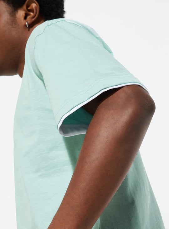 URB_N Men Solid Oversized T-shirt
