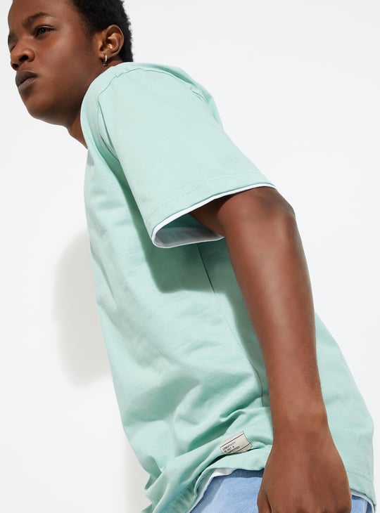 URB_N Men Solid Oversized T-shirt