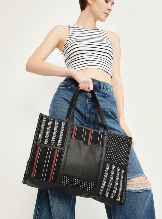 Women Jacquard Tote Bag