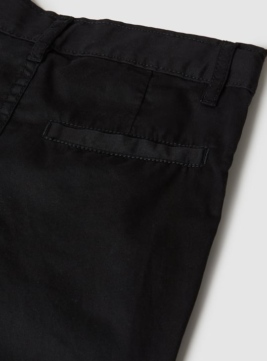 Boys Solid Woven Trousers