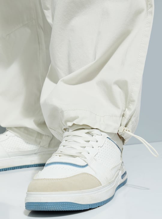 URB_N Men Solid Parachute Pants