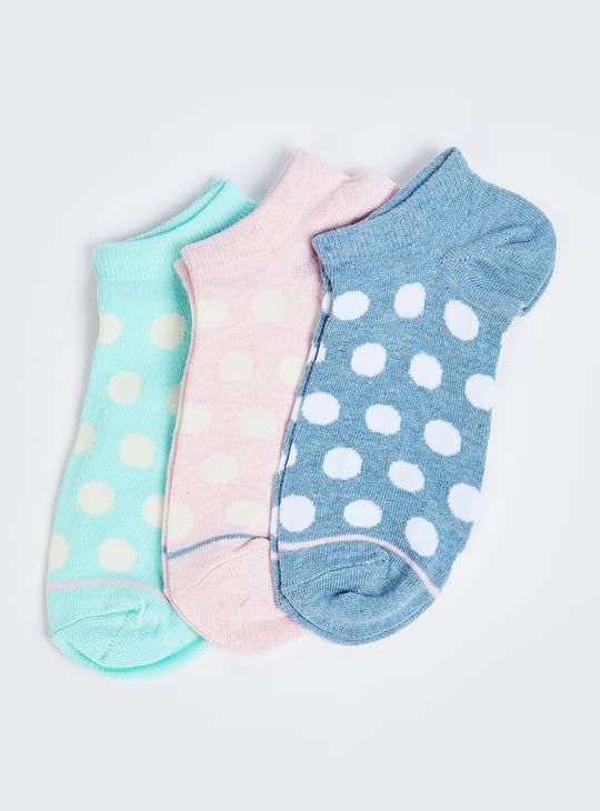 Women Printed Ankle Length Socks - Pack of 3