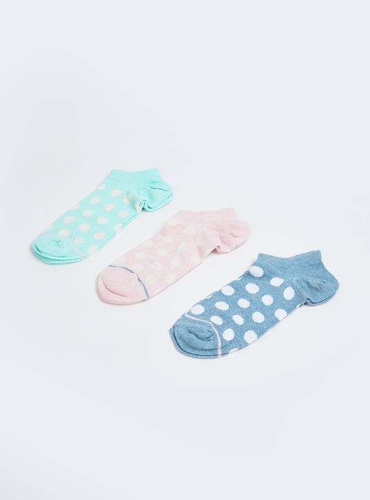 Women Printed Ankle Length Socks - Pack of 3