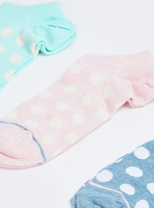 Women Printed Ankle Length Socks - Pack of 3