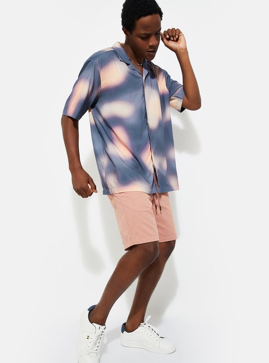 URB_N Men Printed Oversized Shirt