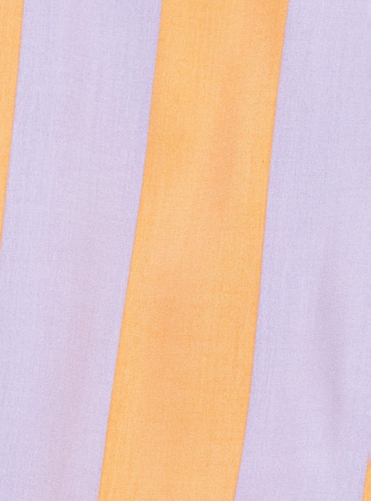 URB_N Men Oversized Striped Shirt