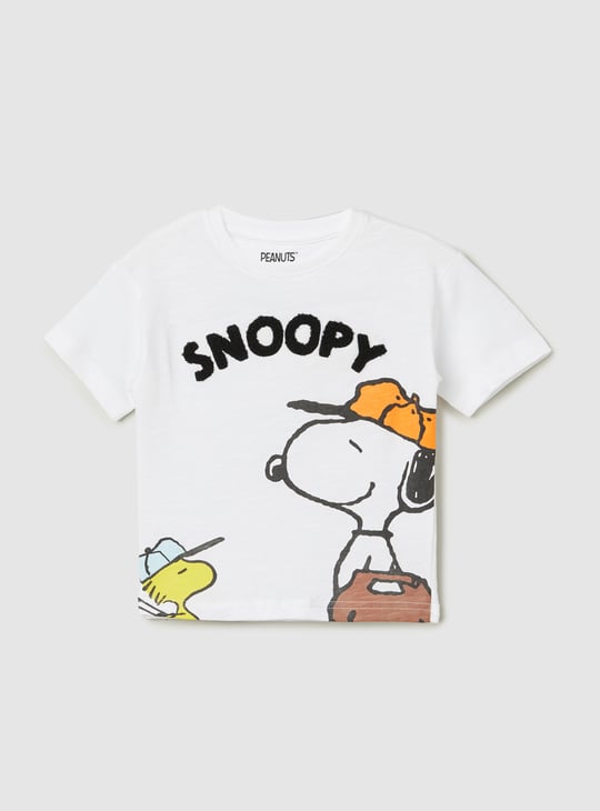 若者の大愛商品 - 349.0 Rs. just at Online T-shirt Print Snoopy Boys Buy 1000013688904 Fashion Max  | 額縁