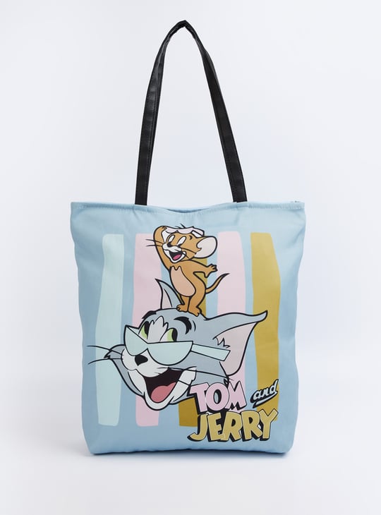 X-LARGE◇xTOM AND JERRY Women SHOULDER BAG/ショルダーバッグ/キャンバス/CML