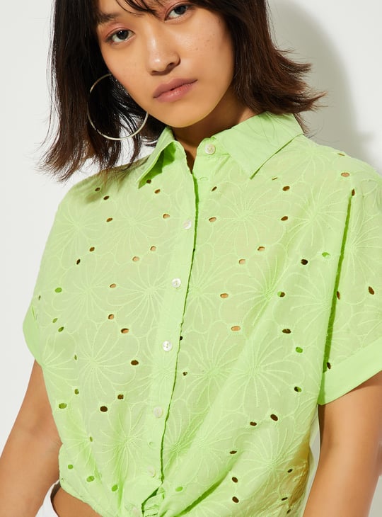 URB_N Women Schiffli Shirt