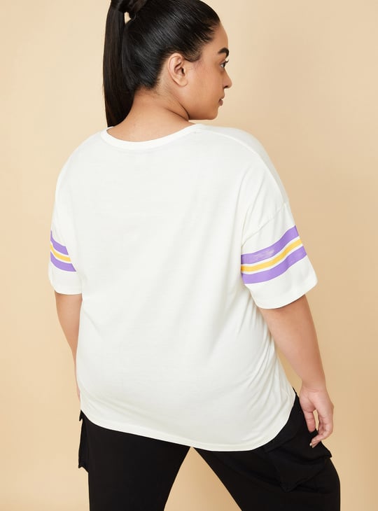 Women Garfield Printed Sports T-shirt