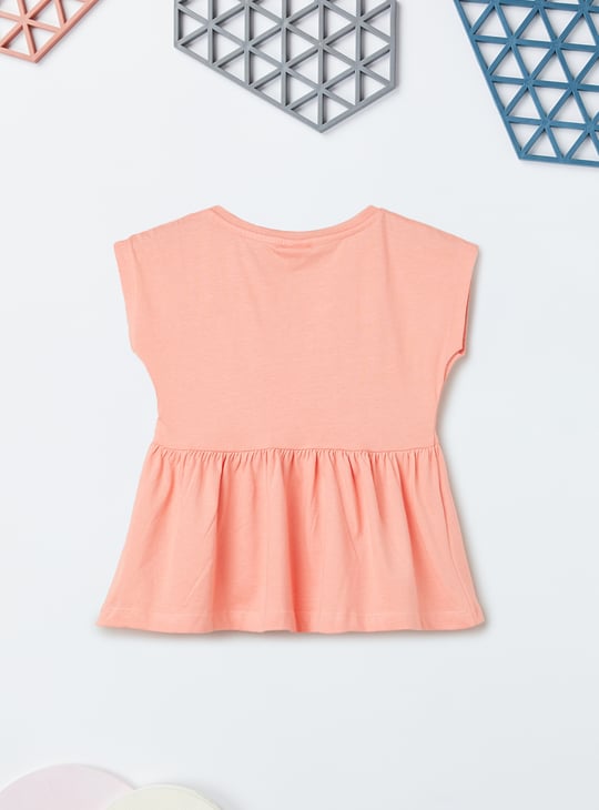 Girls Printed Shorts Set