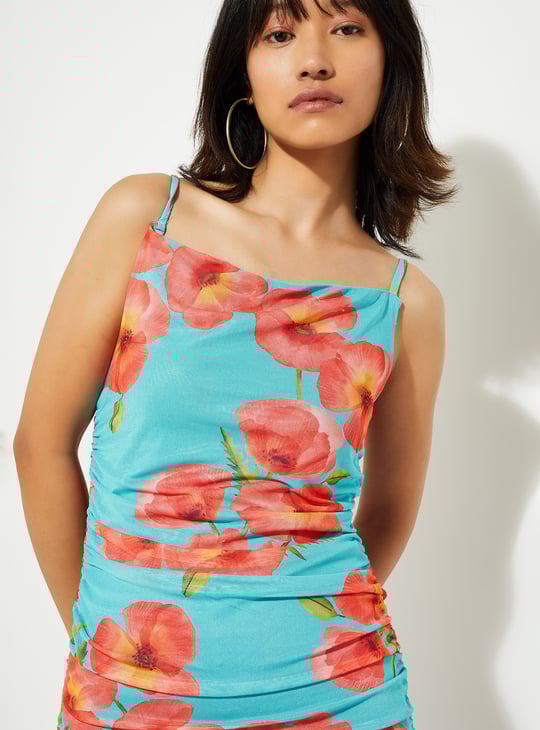 URB_N Women Floral Print Bodycon Dress