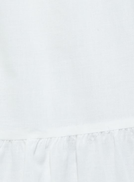 URB_N Women Embroidered Tiered Dress
