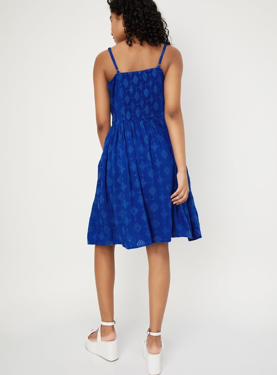 Women Schiffli A-Line Dress